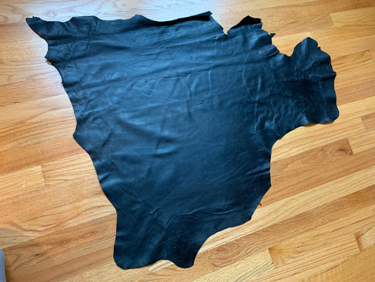 Black Goat Skin Leather – Whole Hide