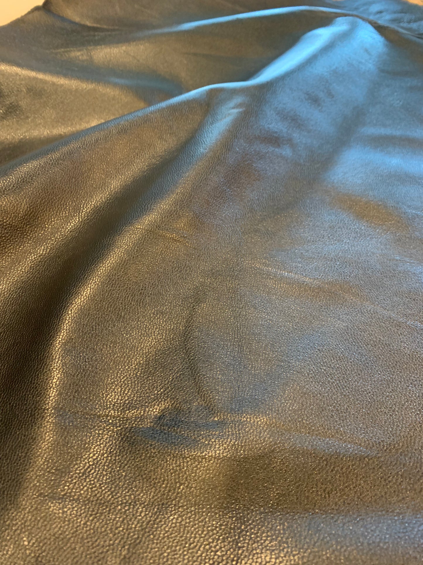 Black Goat Skin Leather – Whole Hide