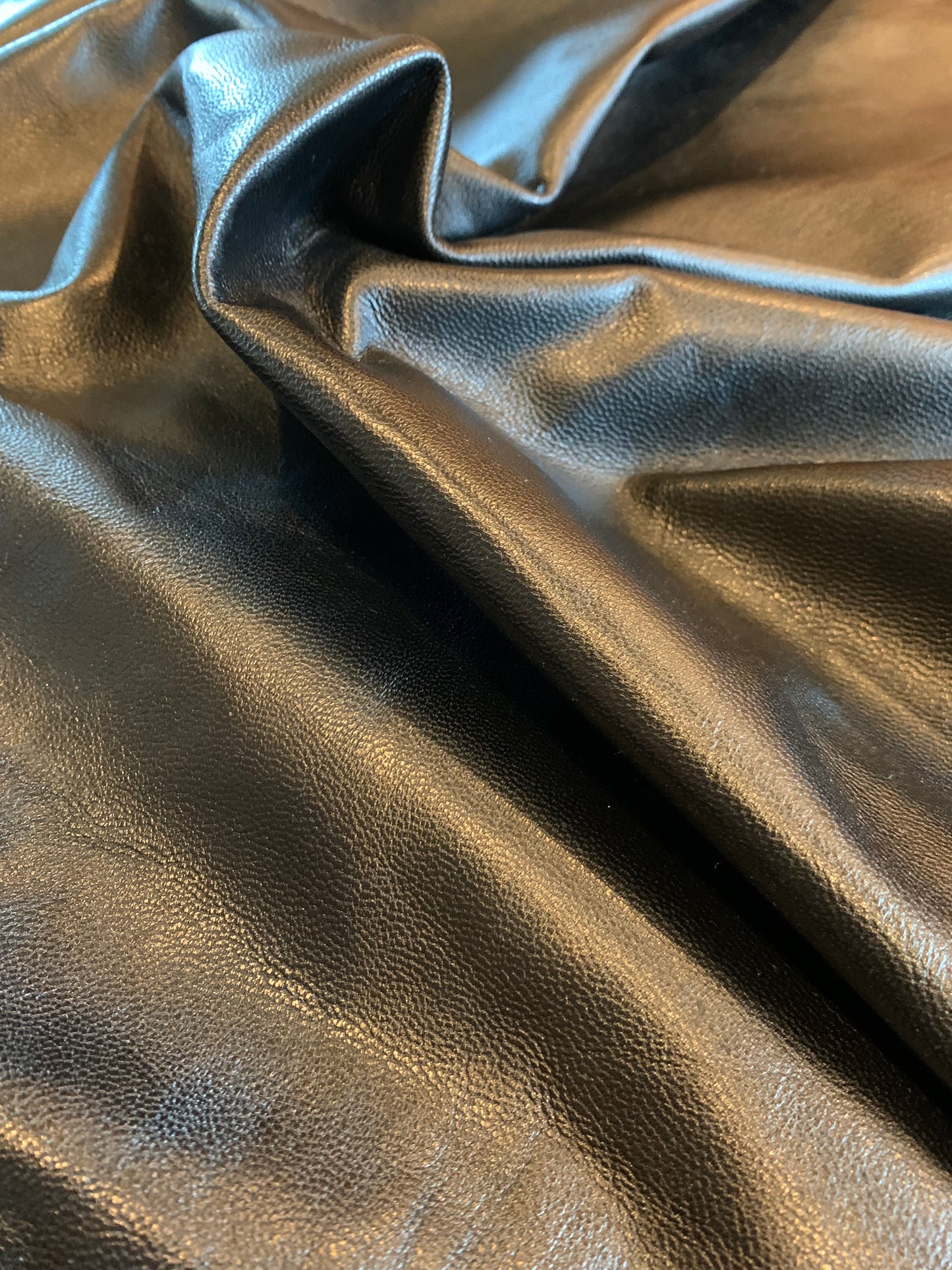 Black Goat Skin Leather – Whole Hide