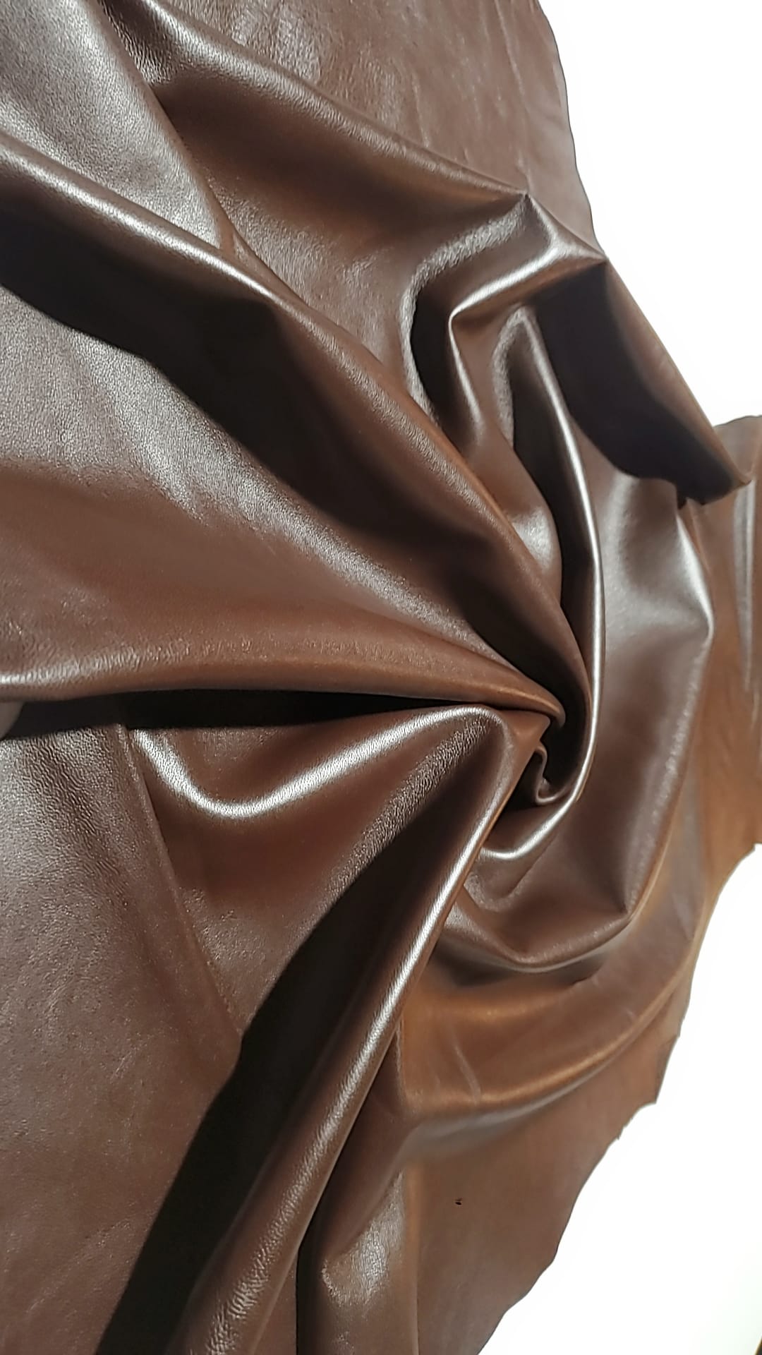 Premium Sheep Brown leather hide.