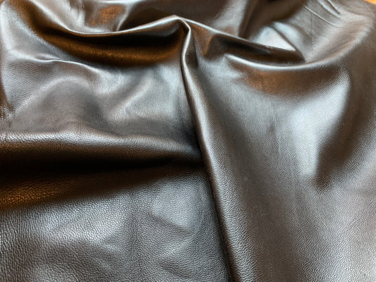 Black Goat Skin Leather – Whole Hide